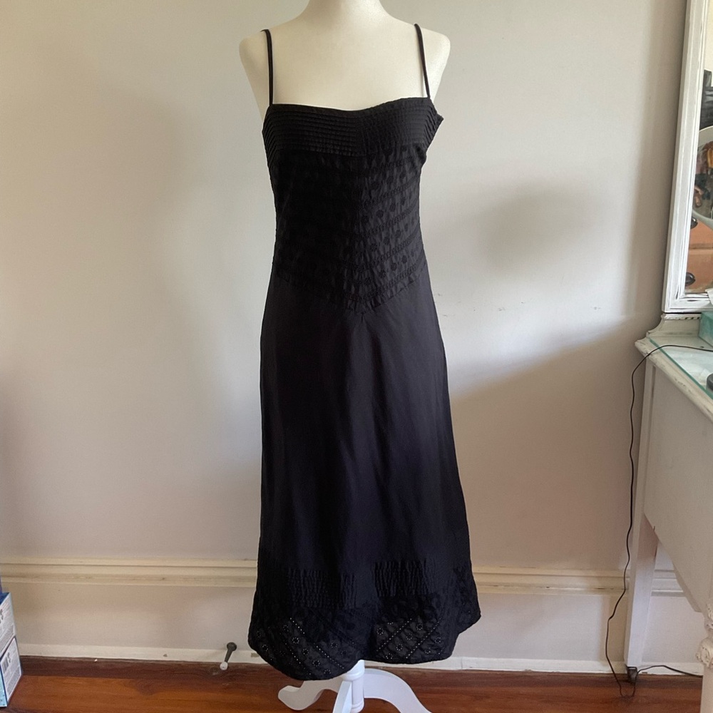 J. Crew Black Spaghetti Strap Dress 2
